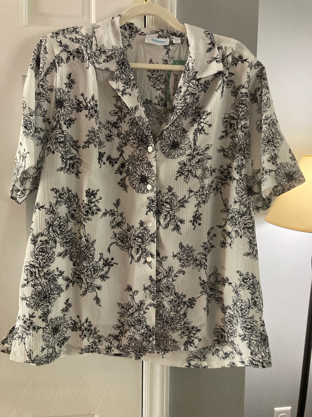 National Brand NWT button down blouse size 1X